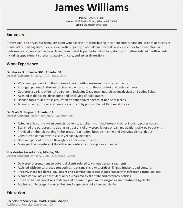 How To Write A Resume For Internship With No Experience