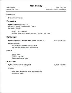 Resume For First Job No Experience brittney taylor
