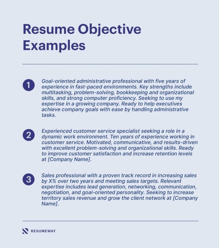 How To Write A Career Objective Statement