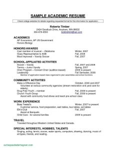 Example Of A Cv For A 16 Year Old Rory McWade CV Dec14 Below is the