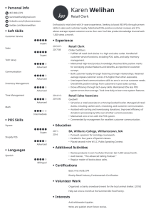 Retail Resume Examples (Template with Skills & Experience)