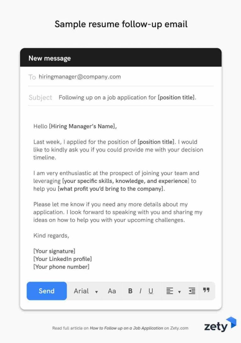 How To Send Cv By Email For Job Sample