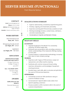 Skill Section Of Resume Example designercalm