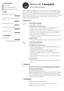 Social Media Resume—Examples and 25+ Writing Tips