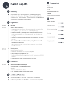 Starbucks Resume Examples and Guide [10+ Tips]