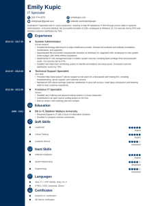 Technical Resume Template, Guide & 20+ Examples