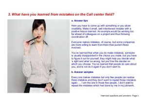 Top 9 call center interview questions answers