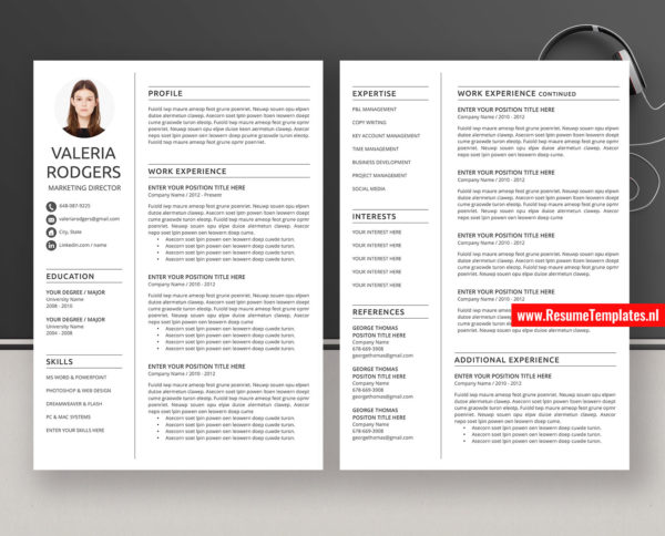 How To Make A Professional Cv In Ms Word