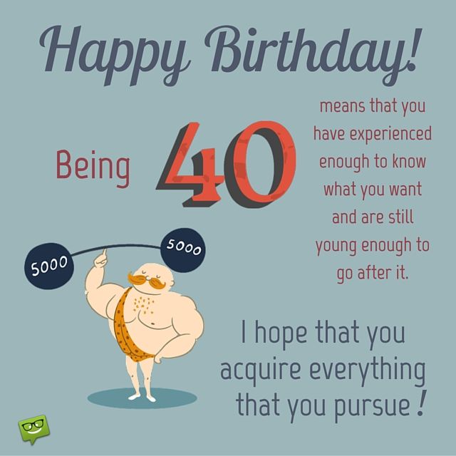 What To Say In A 40th Birthday Speech