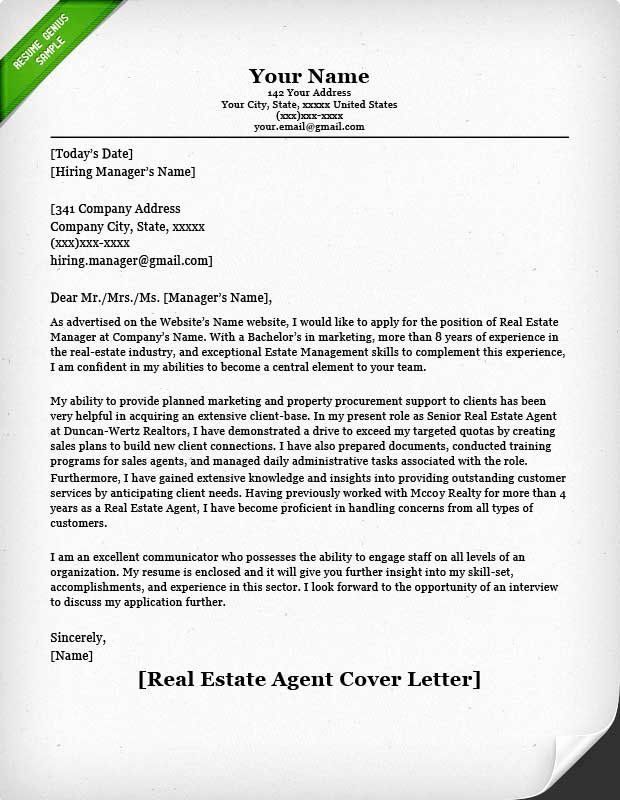 Realtor Introduction Letter Examples