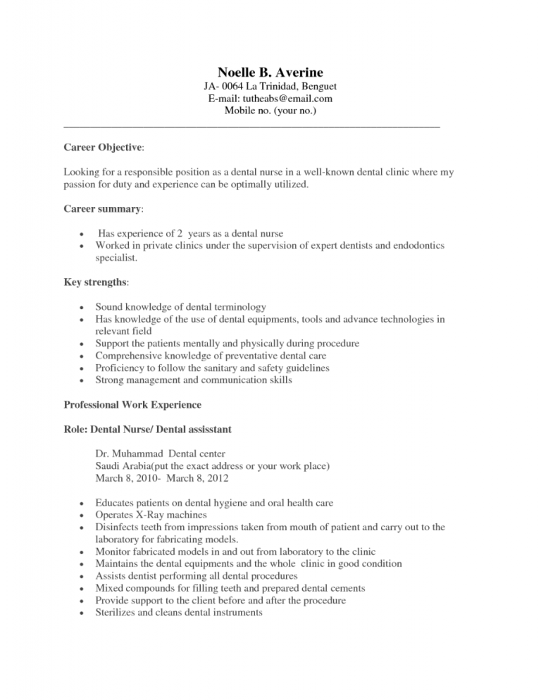 Nursing Assistant Cover Letter With No Experience