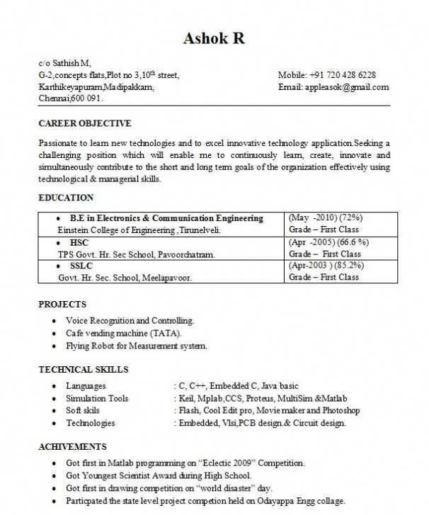 Sample Resume For Hr Executive 3 Years Experience