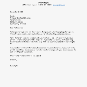 How to Ask for a Letter of [Sample Email] ClassyWish