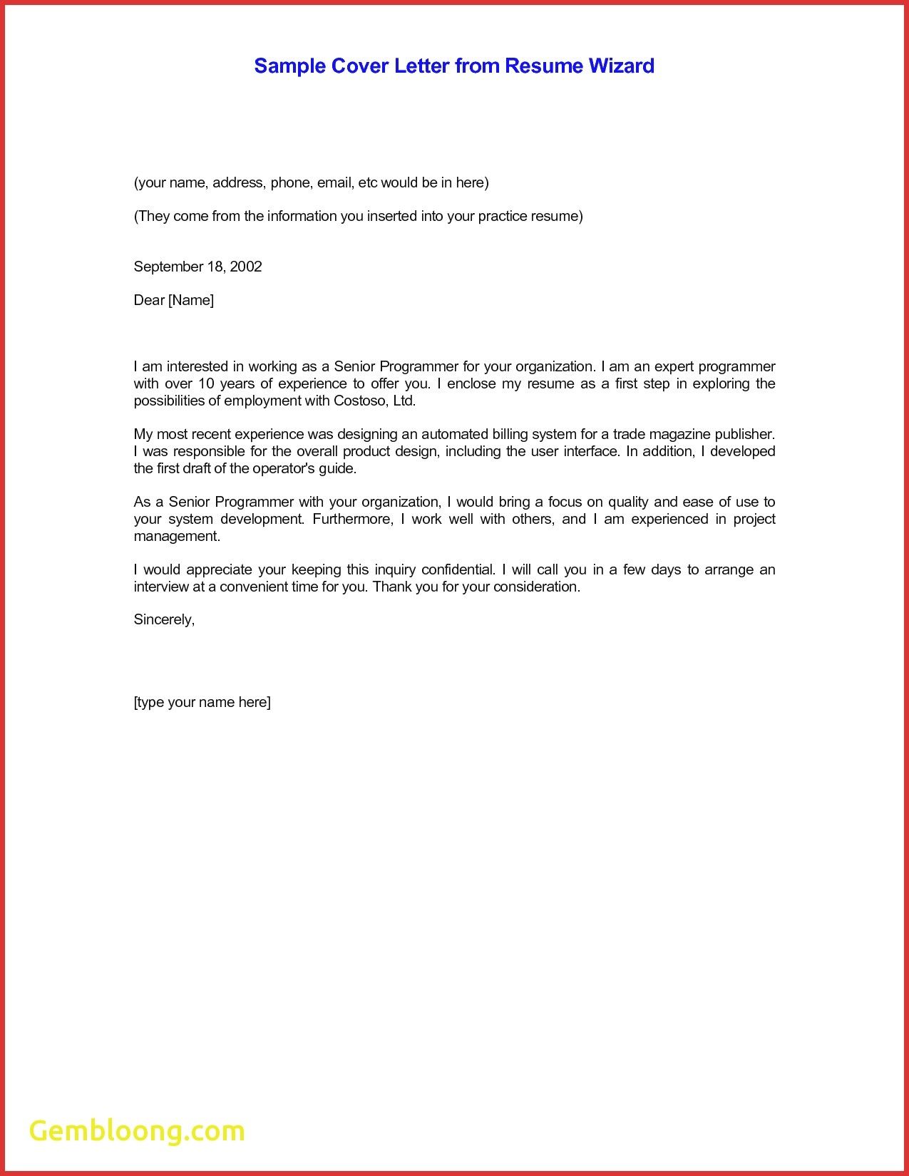 Pin on 2Cover Letter Template