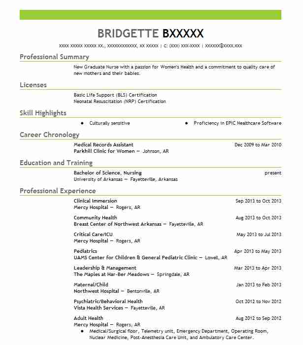 Clinical Leadership Immersion Resume Example Forest View Psychiatric