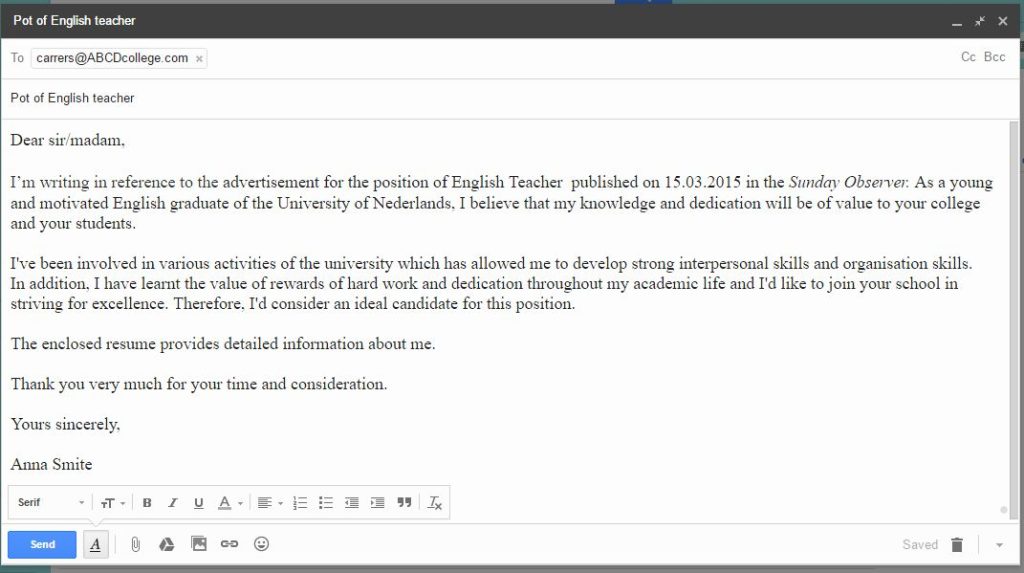 how-to-write-a-formal-email-for-job-application-coverletterpedia