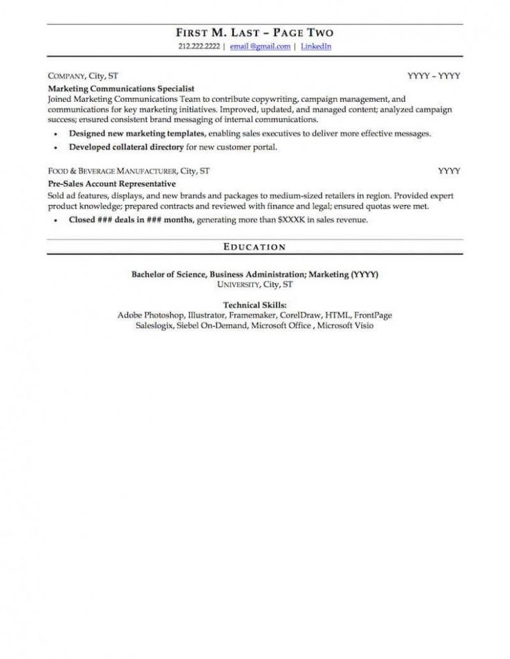 How To Write A Resume For Internal Position