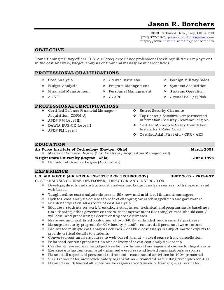Master Resume (2 March 2016)