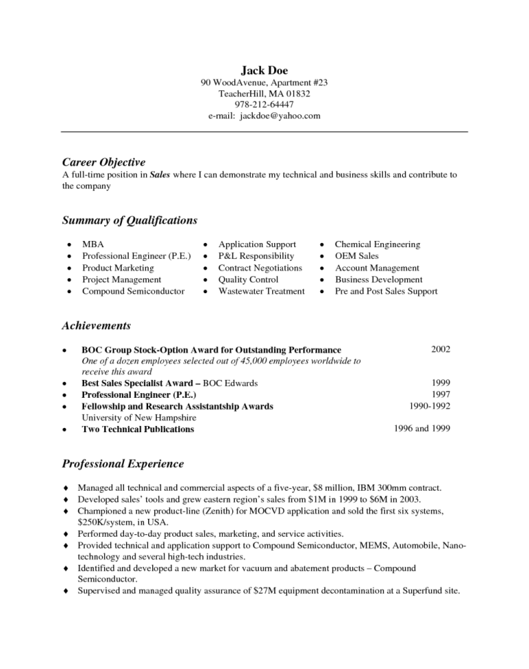 What Are Bullet Points On A Resume