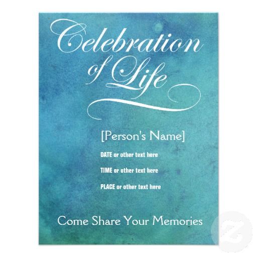 How To Create A Celebration Of Life