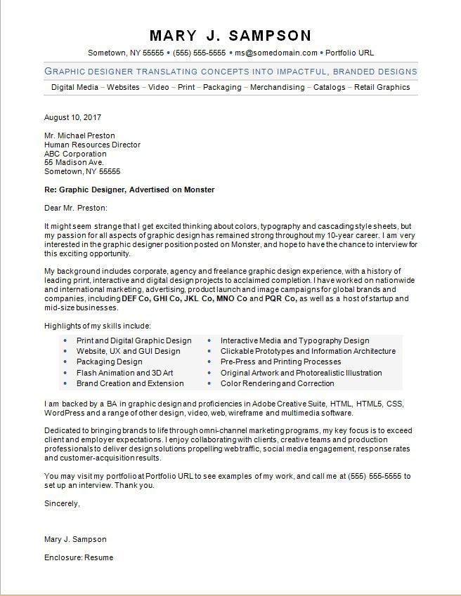 Architecture Job Cover Letter Examples