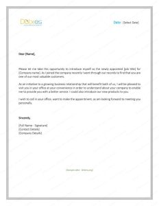 Letter of Introduction for Yourself Introduction letter, Lettering
