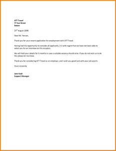 New Job Rejection Letters you can download for full letter/resume