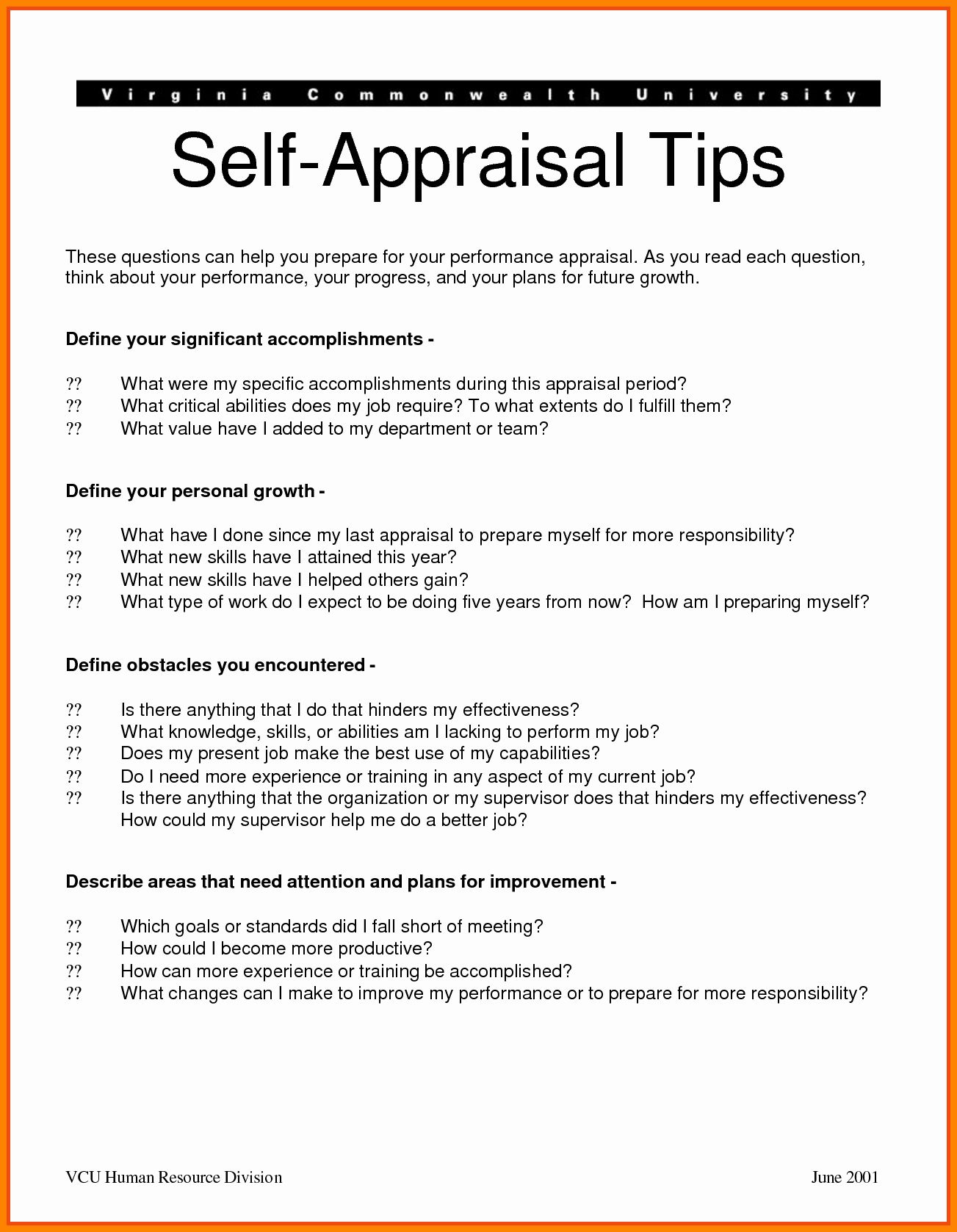 Self Appraisal Letter Sample Database Letter Template Collection