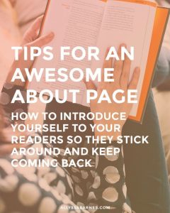 Tips For an Awesome About Page Learn how to introduce yourself to