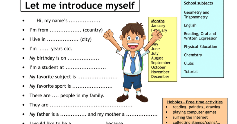 How To Do Introduce Yourself