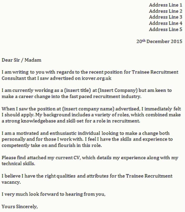 Sample Email Cover Letter With Attached Documents