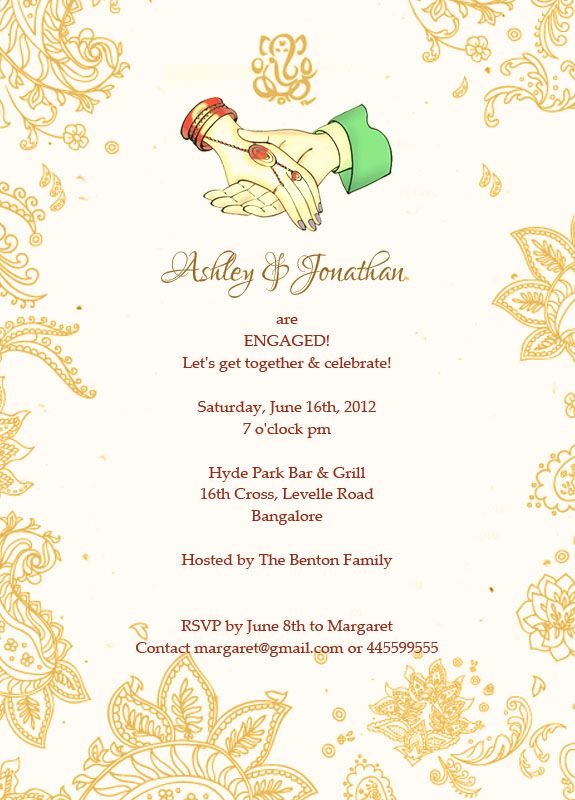 How To Write Engagement Invitation Message