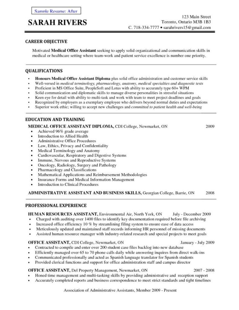 Medical Front Desk Resume Skills