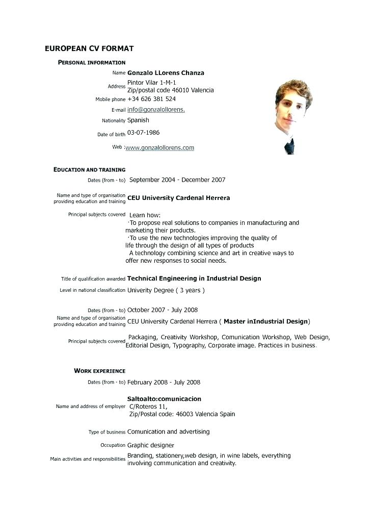 Job Resume Format 2020