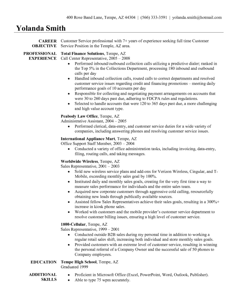 Sales Supervisor Resume Objective Statement