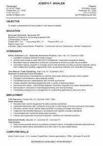 Resume For College Freshman With No Work Experience LISCRAG