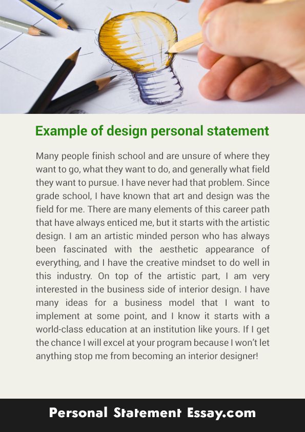 Graphic Design Cv Personal Statement Examples