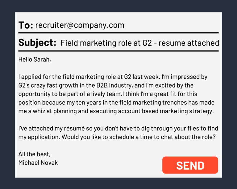 How To Introduce Yourself To A Recruiter Through Email