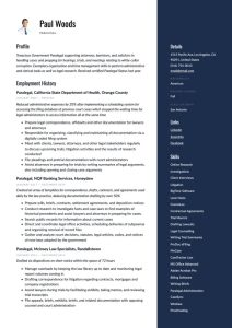 19 Paralegal Resume Examples & Guide PDF 2020 Free