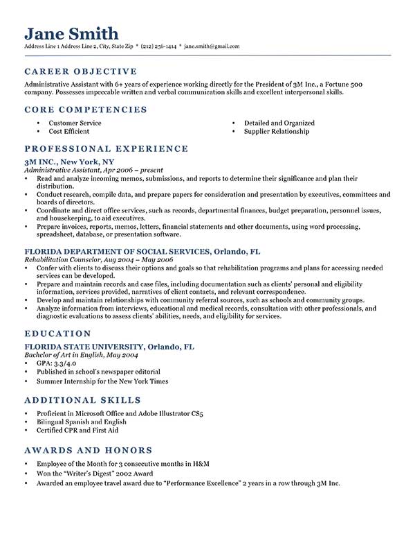 How to Write a Career Objective 15+ Resume Objective Examples RG
