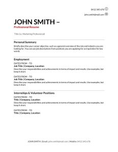 Free Resume Templates [Download] How to Write a Resume in 2021