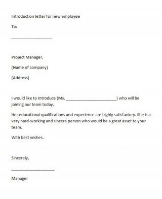 Self Introduction Letter For Job Application