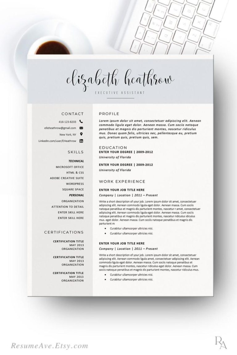 Computer Teacher Resume Template Download