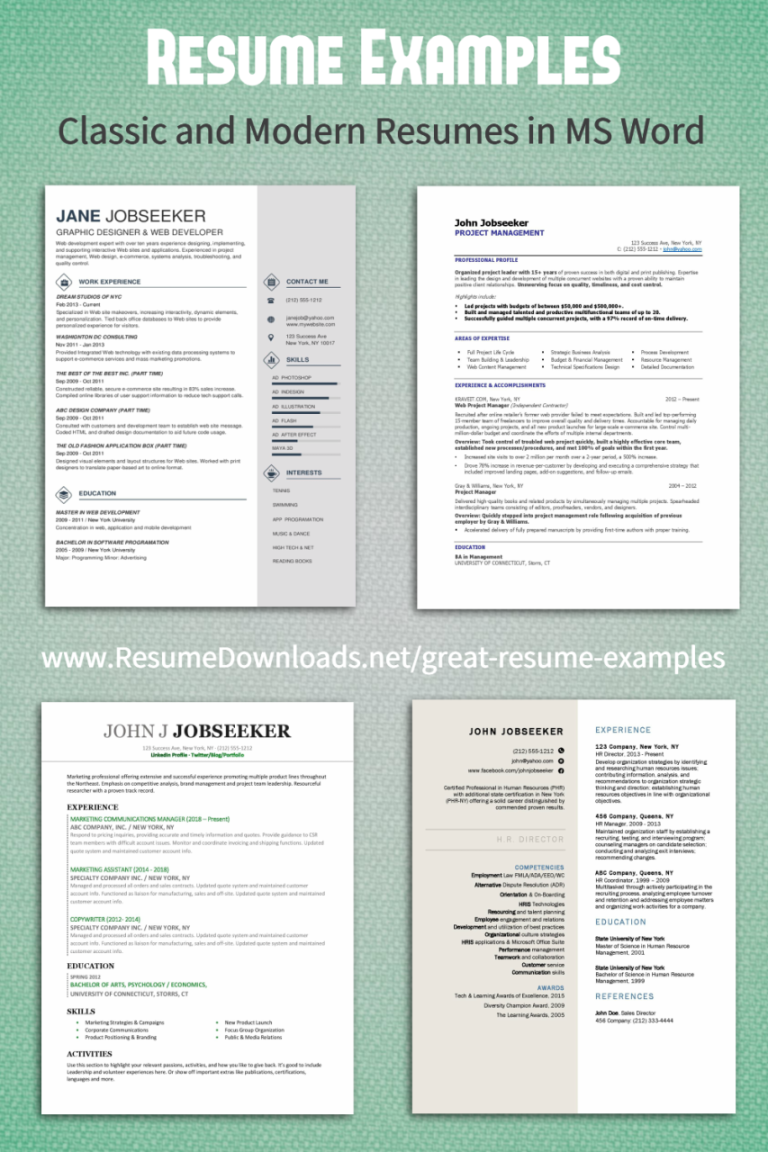 What Is The Best Layout For A Cv