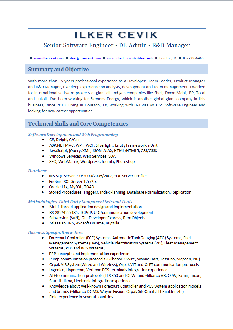 Example Of A Cv In South Africa Pdf
