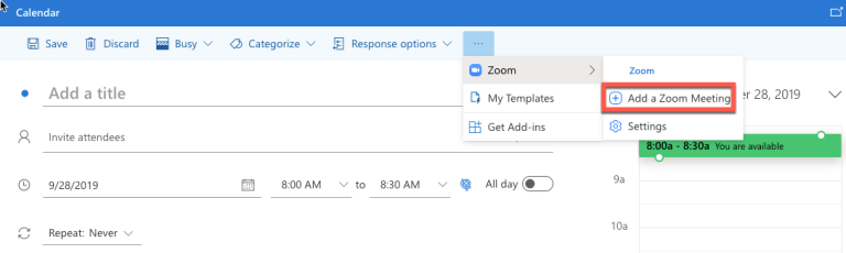 How To Add Zoom Link To Outlook Meeting