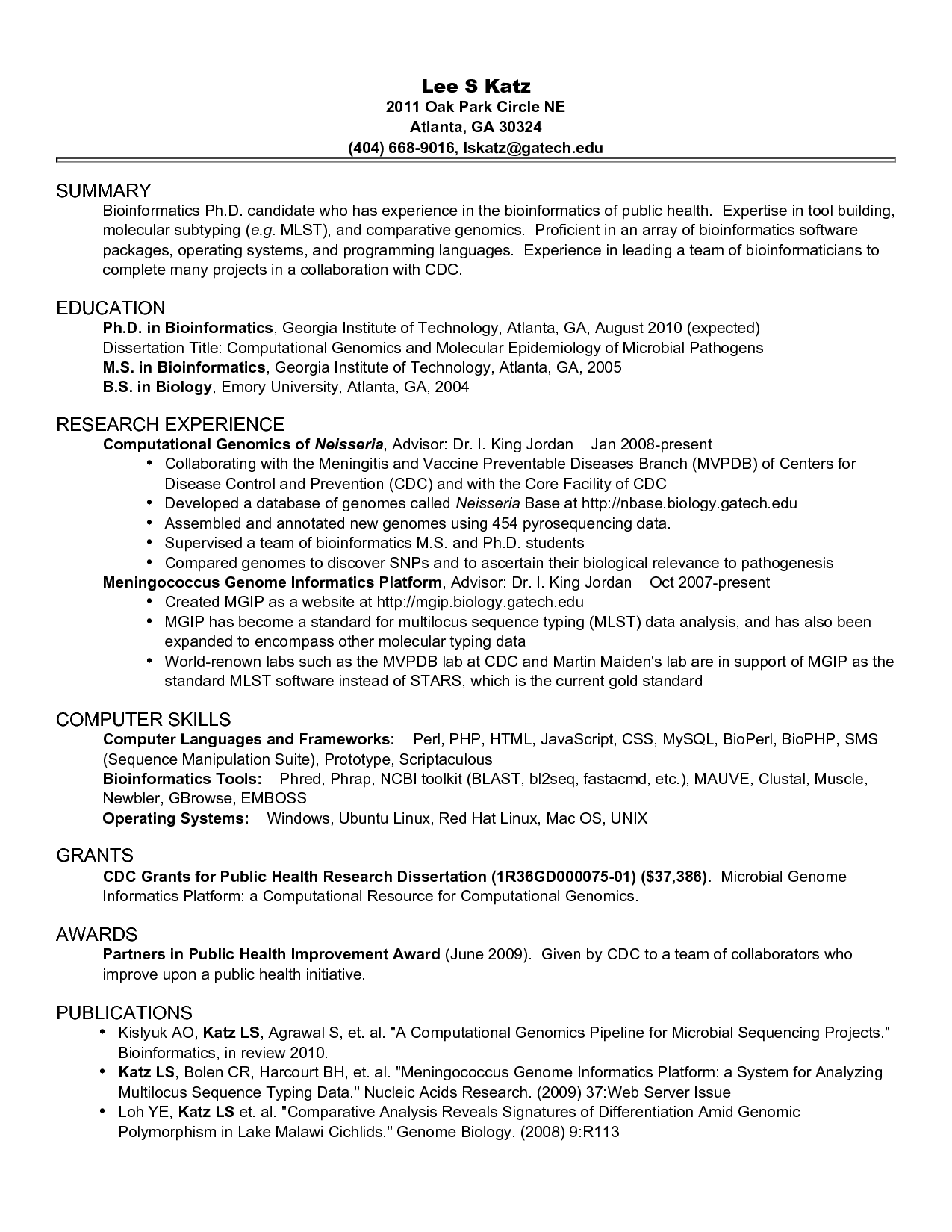 PhD Academic CV resume Cv template, Academic cv, Student resume