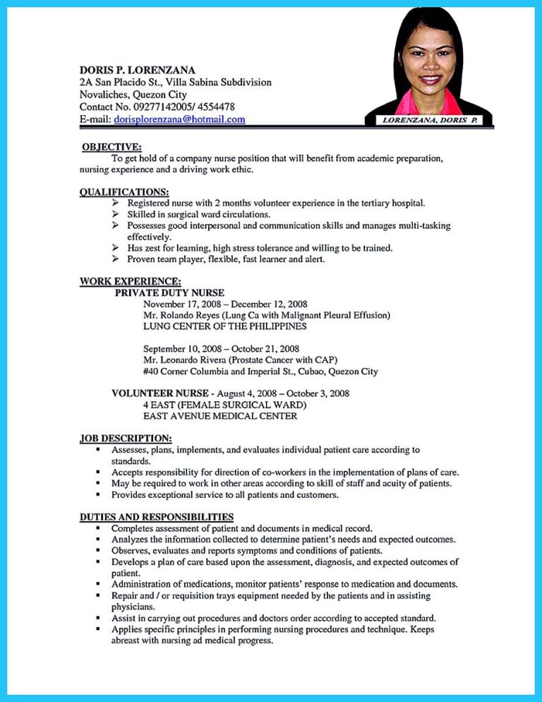 How To Make Resume For Company Job