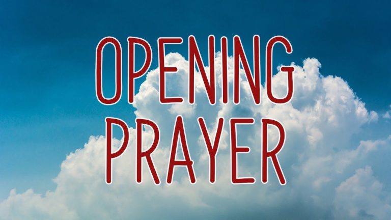 How To Say Opening Prayer In Church