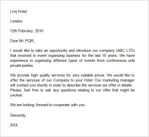 7+ Business Introduction Letters Introduction letter, Business letter